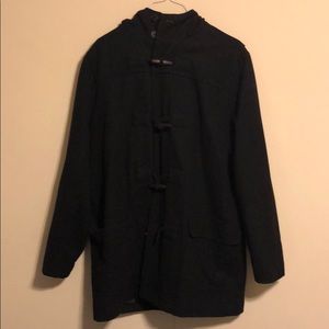 Gap Men’s Wool Coat - Size Large - Black